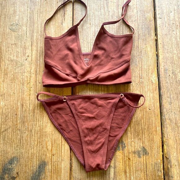 NWOT Free people seamless bra and undies set - Picture 1 of 6